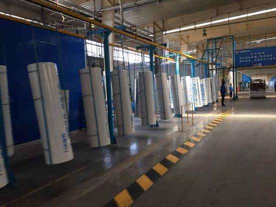 太陽(yáng)能熱水器生產(chǎn)線